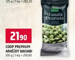Terno Coop premium arašídové wasabi nabídka