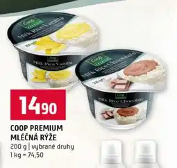 Terno Coop premium mléčná rýže nabídka