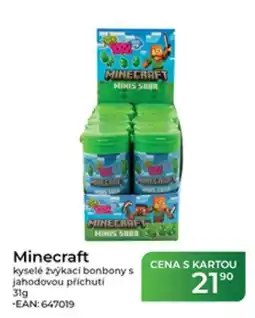 Tamda Foods Minecraft kyselé žvýkací bonbony s jahodovou příchutí nabídka