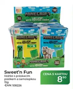 Tamda Foods Sweet'n Fun lizátko s práškacím práškem a samolepkou nabídka