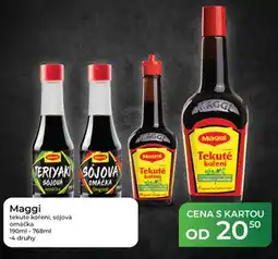 Tamda Foods Maggi tekuté koření, sójová omáčka nabídka