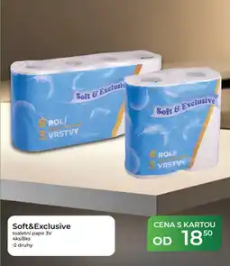 Tamda Foods Soft&Exclusive toaletní papír 3V nabídka