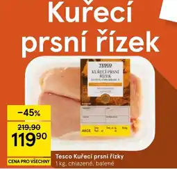 Tesco Tesco kuřecí prsní řízek nabídka