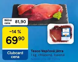 Tesco Tesco Vepřová játra nabídka