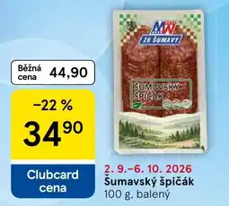 Tesco Mw šumavský špičák nabídka