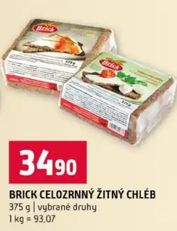 Terno Brick celozrnný žitný chléb nabídka