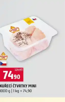 Terno Vodňanské kuře kuřecí čtvrtky mini nabídka