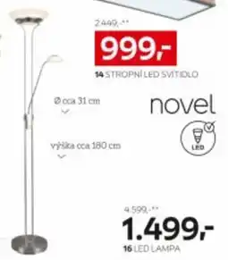 XXXLutz novel stropní led svítidlo nabídka