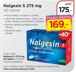 Magistra lékárny Nalgesin S nabídka