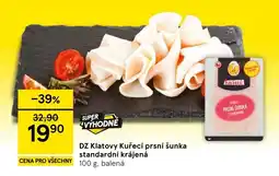 Tesco Kuřecí prsní šunka standardní krájená nabídka