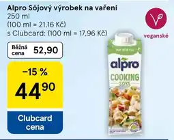 Tesco Alpro sójový výrobek na vaření nabídka