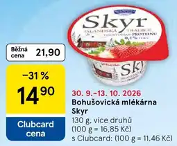Tesco Skyr nabídka
