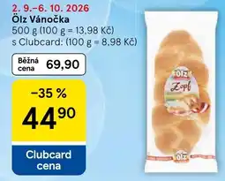 Tesco Olz Vánočka nabídka