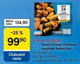 Tesco Tesco Crispy Chinese Inspired Selection nabídka