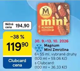 Tesco Magnum Mini Zmrzlina nabídka