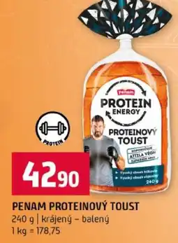 Terno Penam proteinový toast nabídka