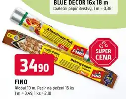 Trefa Fino alubal 10 m, papír na pečení 16 ks nabídka