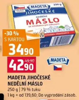 Terno Madeta jihočeské nedělní máslo nabídka