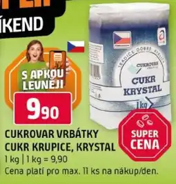 Terno Cukrovar vrbátky cukr krupice, krystal nabídka