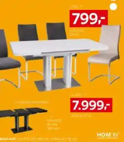 XXXLutz Hom'in jídelní stůl nabídka