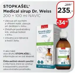 Magistra lékárny Stopkašel medical sirup dr. weiss nabídka