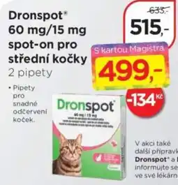 Magistra lékárny Dronspot spot-on pro střední kočky nabídka