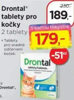 Magistra lékárny Drontal tablety pro kočky nabídka