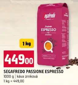 Terno Segafredo passione espresso nabídka
