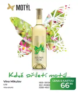 Tamda Foods Motýl Víno Mikulov nabídka