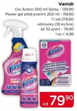 TOP drogerie Vanish Oxi Action nabídka