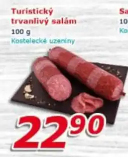 ESO MARKET Kostelecké uzeniny turistický trvanlivý salám nabídka