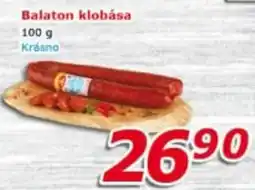 ESO MARKET Balaton klobása nabídka
