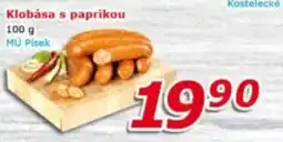ESO MARKET MÚ Písek klobása s paprikou nabídka