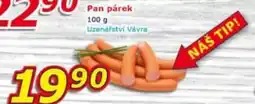 ESO MARKET Pan párek nabídka