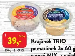 MP Krásno Krajánek trio pomazánek nabídka