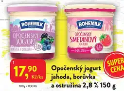 MP Krásno Bohemilk opočenský jogurt jahoda borůvka a ostružina 2.8% nabídka