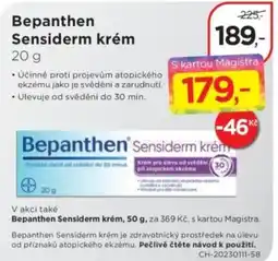 Magistra lékárny Bepanthen Sensiderm krém nabídka