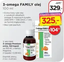 Magistra lékárny 3-omega FAMILY olej nabídka