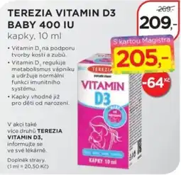 Magistra lékárny Terezia vitamin d3 baby 400 iu nabídka