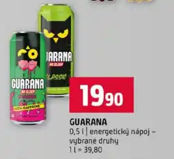 Terno Guarana energetický nápoj nabídka