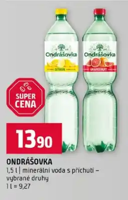 Terno Ondrášovka minerální voda s příchutí nabídka
