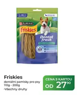 Tamda Foods Friskies dentální pamlsky pro psy nabídka