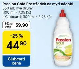 Tesco Passion Gold Prostředek na mytí nádobí nabídka