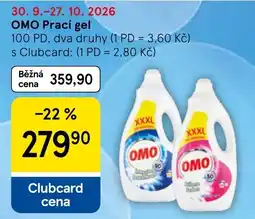 Tesco Omo prací gel nabídka