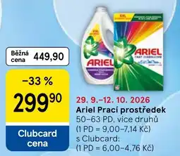 Tesco Ariel Prací prostředek nabídka