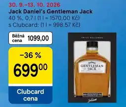 Tesco Jack Daniel's Gentleman Jack nabídka