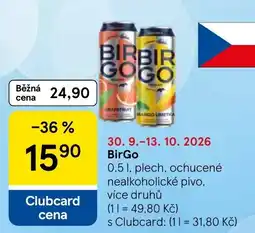 Tesco BirGo nabídka