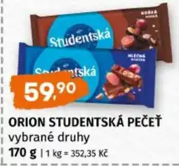 Terno Orion studentská pečěť nabídka