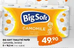 Terno Big Soft toaletní papír camomile 3vrstvý nabídka