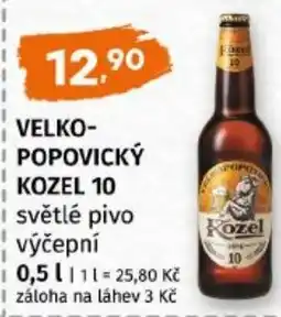 Terno Velkopopovický Kozel 10 nabídka